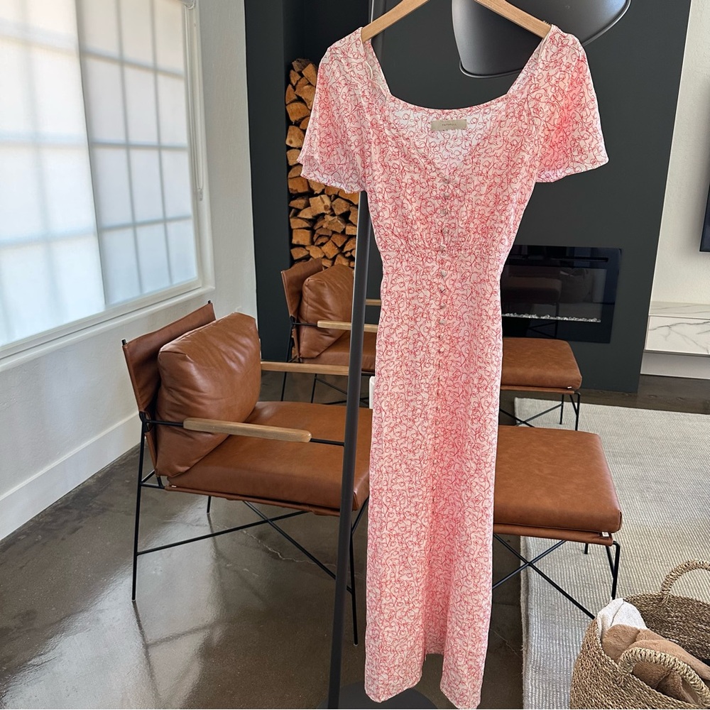 Faithful the Brand Aurelie Midi Dress in Calla